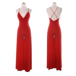 Red jumpsuit. New from @eyecandycouture_official